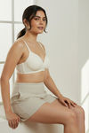 Zivame Padded Non Wired 3/4th Coverage T-Shirt Bra - Whisper White — thumbnail 4